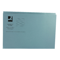 Q-Connect Sq Cut Folder Fc Blu Pk100