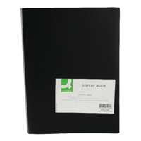 Q-Connect Display Book 40 Pocket Blk