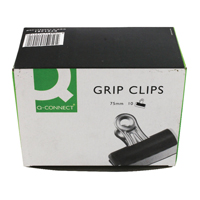Q-Connect Grip Clip 75Mm Pk10