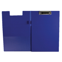 Q-Connect PVC Fold ClipboardFS Blu