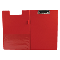 Q-Connect PVC Fold Clipboard FS Red