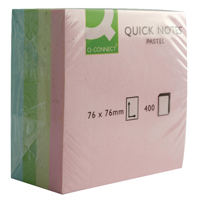 Q-Connect Pastel Quick Note Cube