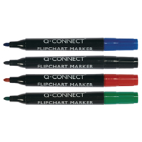 Q-Connect Flipchart Marker Wlt Of 4