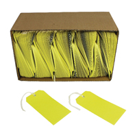 Strung Tag 120X60 Yellow Pk1000 Strung Tag 120X60 Yellow Pk1000