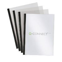 Q-Connect A4 Slide Binder/Cover Blk