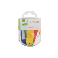 Q-Connect Key Fobs Assorted Pk6 Pk10