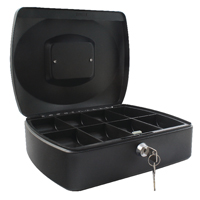 Q-Connect 12 Inch Black Cash Box