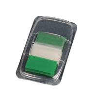 Q-Connect Page Marker 1 Inch Green