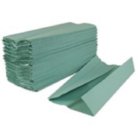 2Work 1-Ply Hand Towel Green Pk2880