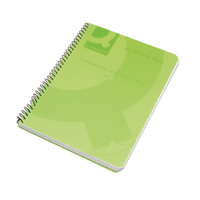 Q-Connect PP Spiral Pad A5 Green Pk5 Q-Connect PP Spiral Pad A5 Green Pk5