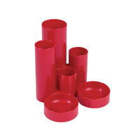 Q-Connect Tube Tidy Red