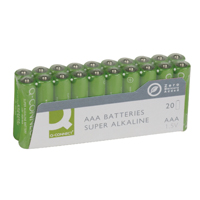 Q-Connect Battery AAA Economy Pk20
