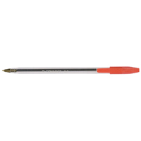Q-Connect Ball Point Med Red Pk50