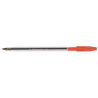 Q-Connect Ball Point Med Red Pk50 Q-Connect Ball Point Med Red Pk50