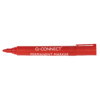 Q-Connect Perm Markr Bullet Red Pk10