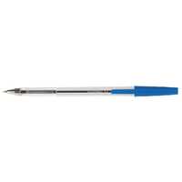 Q-Connect Ball Point Med Blue Pk20