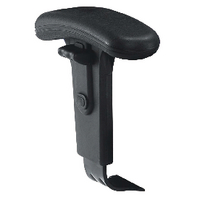 Jemini Adj Chair Arms Blk Pk2