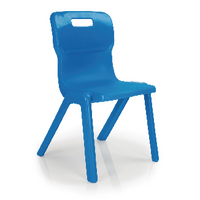 Titan One Piece Clsm Chair Blue