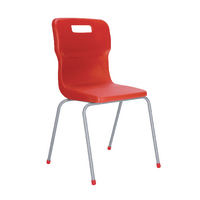 Titan 4 Leg Clsm Chair Red