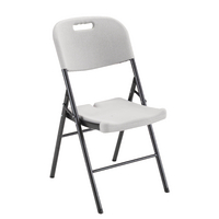 Jemini Lightweight Folding Chair Wht