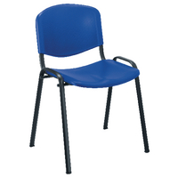 Jemini Mpps Stacking Chair PP Blue