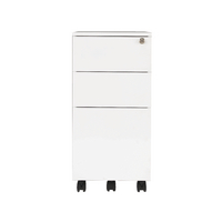 Jemini 3 Drw Mobile Pedestal White