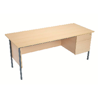 Serrion Rect 2 Drw Ped Oak Serrion Rect 2 Drw Ped Oak