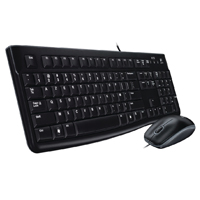 Logitech Wired Desktop Mk120 Blk