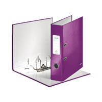 Leitz Wow Lever Arch File Purp Pk10