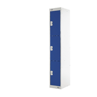 Three Compartment Locker 300 Blue