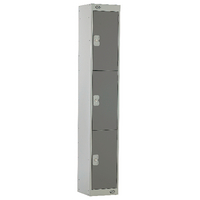 Three Compartment Locker 300 D/Grey