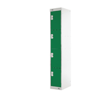 Four Compartment Locker 300 Green