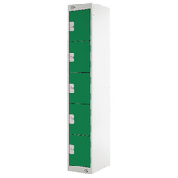 Five Compartment Locker 300 Green