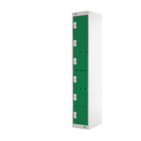 Six Compartment Locker 300 Green