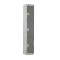 Three Compartment Locker 450 D/Grey Three Compartment Locker 450 D/Grey