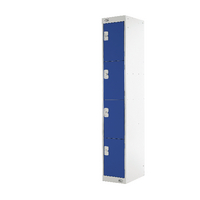 Four Compartment Locker 450 Blue