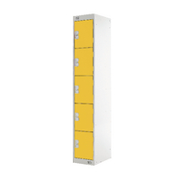Five Compartment Locker 450 Yellow