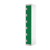 Six Compartment Locker 450 Green