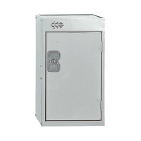 One Comp Quarto Locker 300x450 Grey