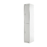 Express Standard Locker 2 Door Grey
