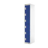 Six Comp Express Std Locker Blue