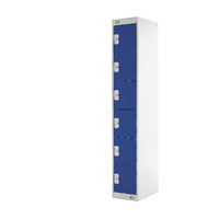 Six Comp Express Std Locker Blue