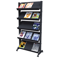 Wide Mobile Literature Display Stand