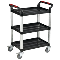 Barton 3 Shelf Std Plastic Trolley