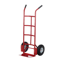 Barton Pneumatic Tyre Sack Truck Red