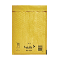 Sealed Air Bubble Bag D1 Gold Pk100