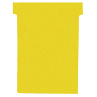 Nobo T-Card Size 2 Yellow Pk100