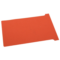 Nobo T-Card Size 4 Red Pk100