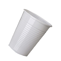Mycafe Plastic Cups 7oz White Pk2000