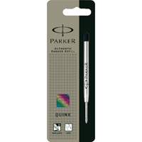 Parker Quink Blk Bpoint Med Rfl Pk12